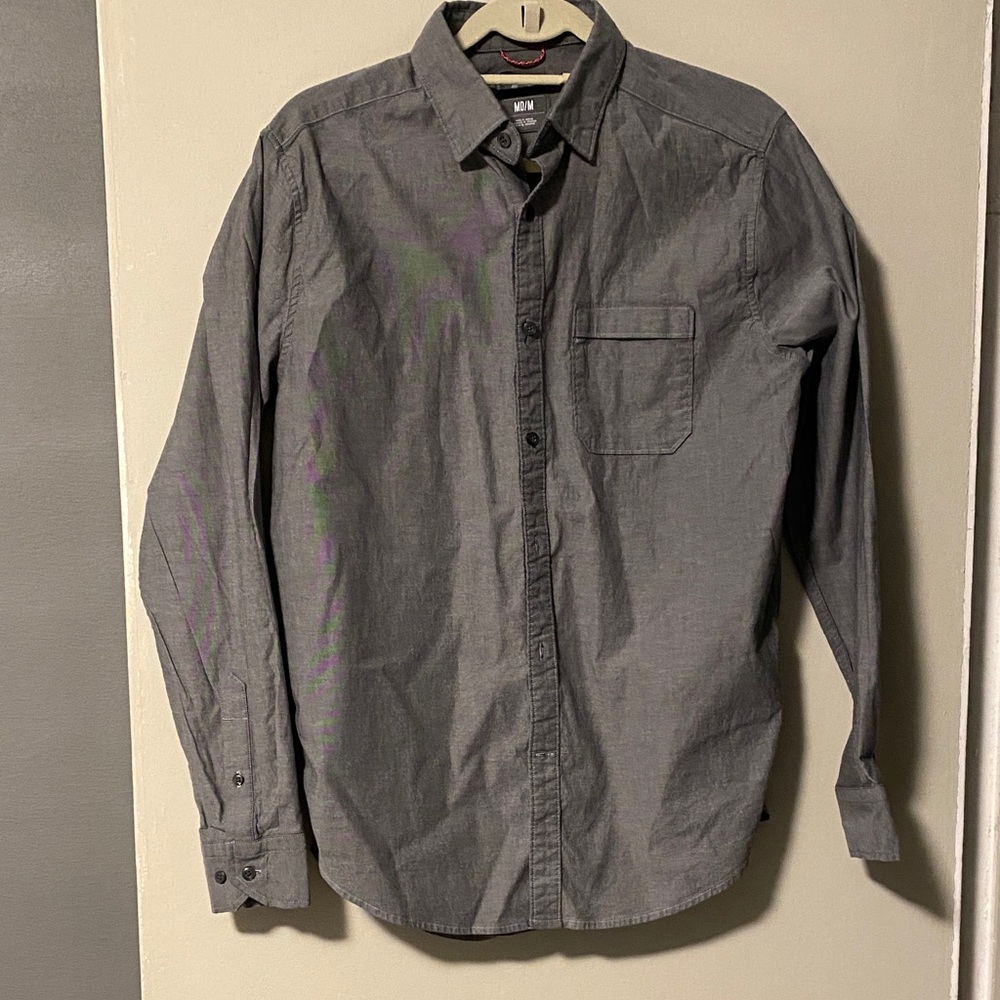 Under Armour Men's Charcoal Button-Down Shirt